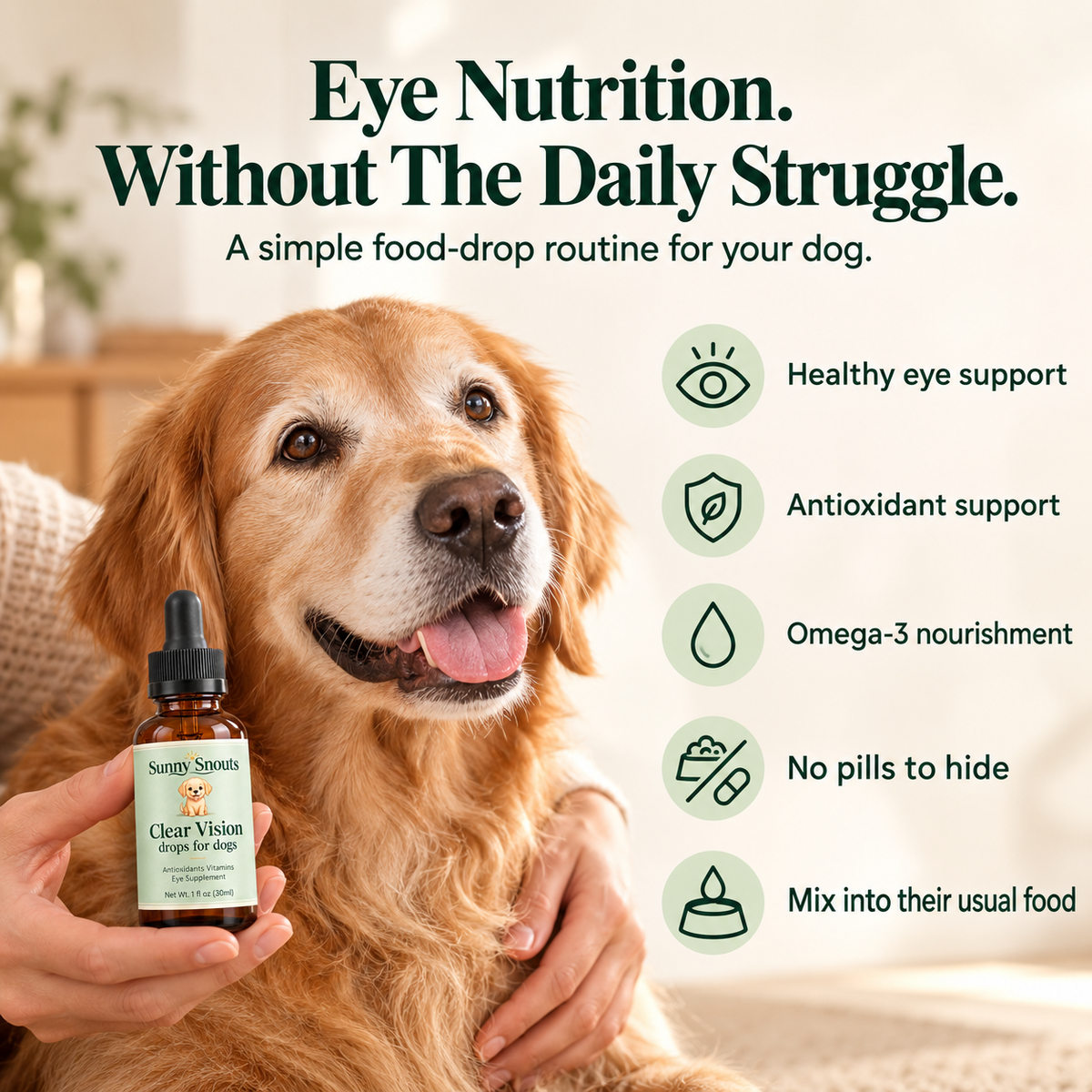 Sunny Snouts Eye Support Food Drops