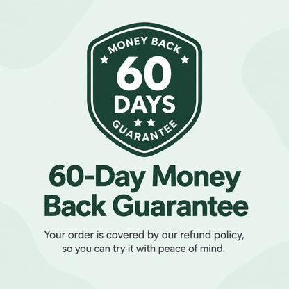 60-day money back guarantee